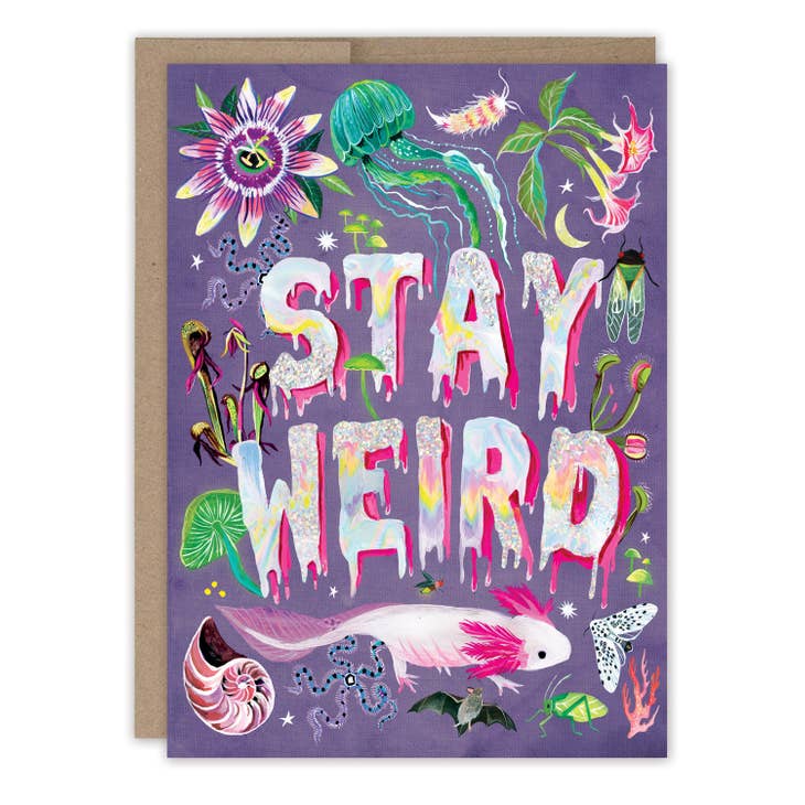 Stay Weird Birthday Card - Heart of the Home LV