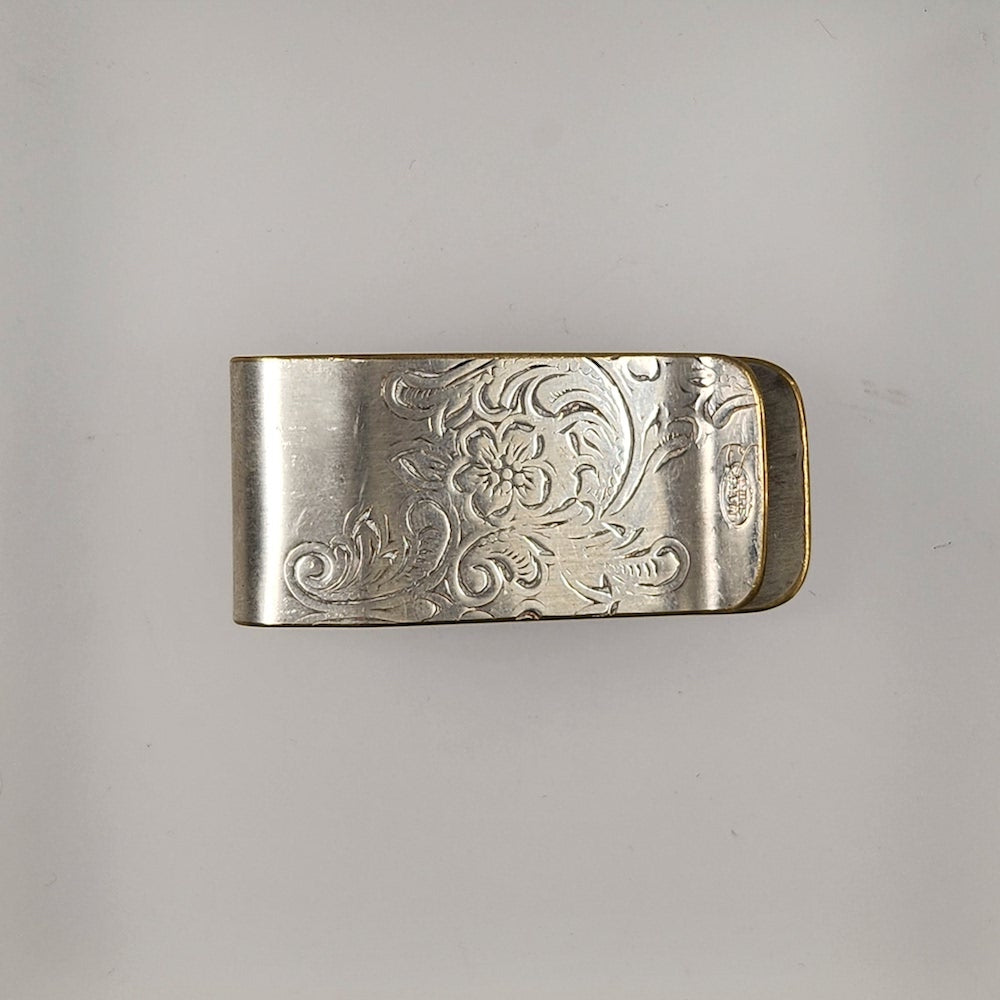 Mercury Dime Money Clip on Brass - Heart of the Home LV
