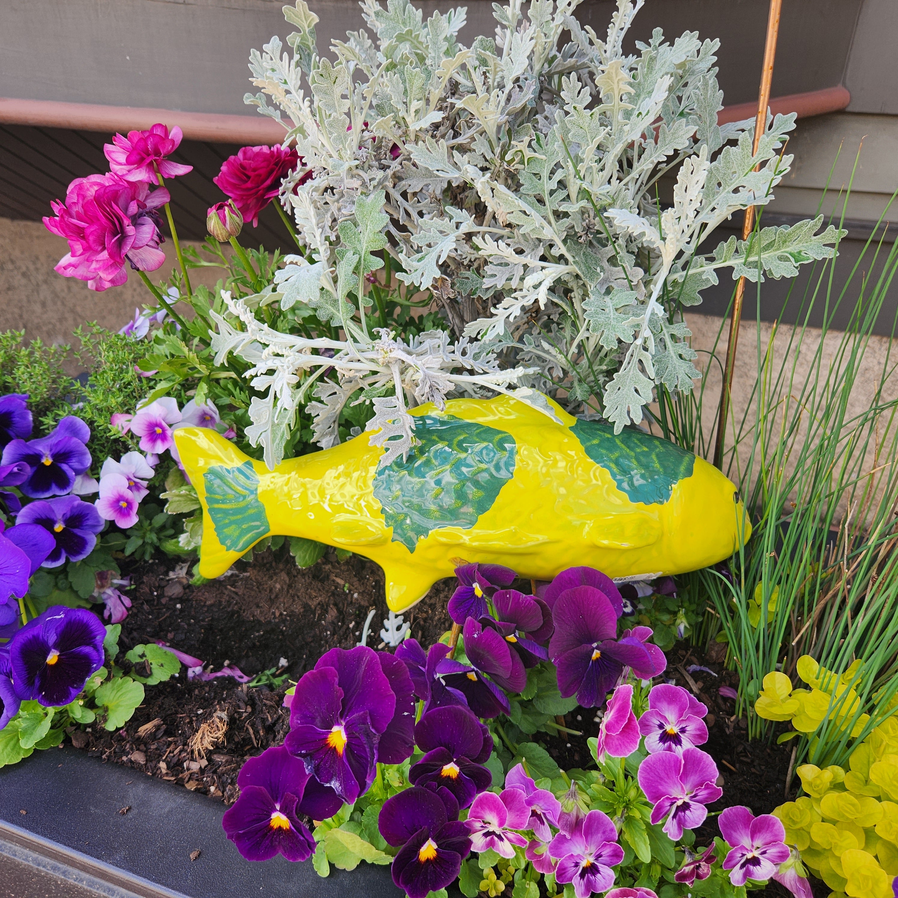 Lime Green Garden Koi - Heart of the Home LV