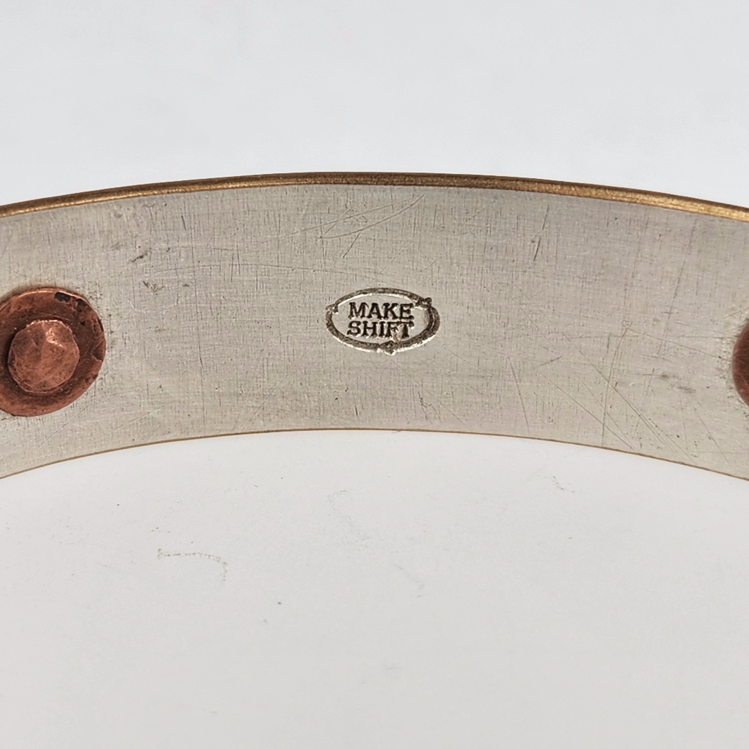 Patent Pending Machine Plate Cuff Bracelet - Heart of the Home PA