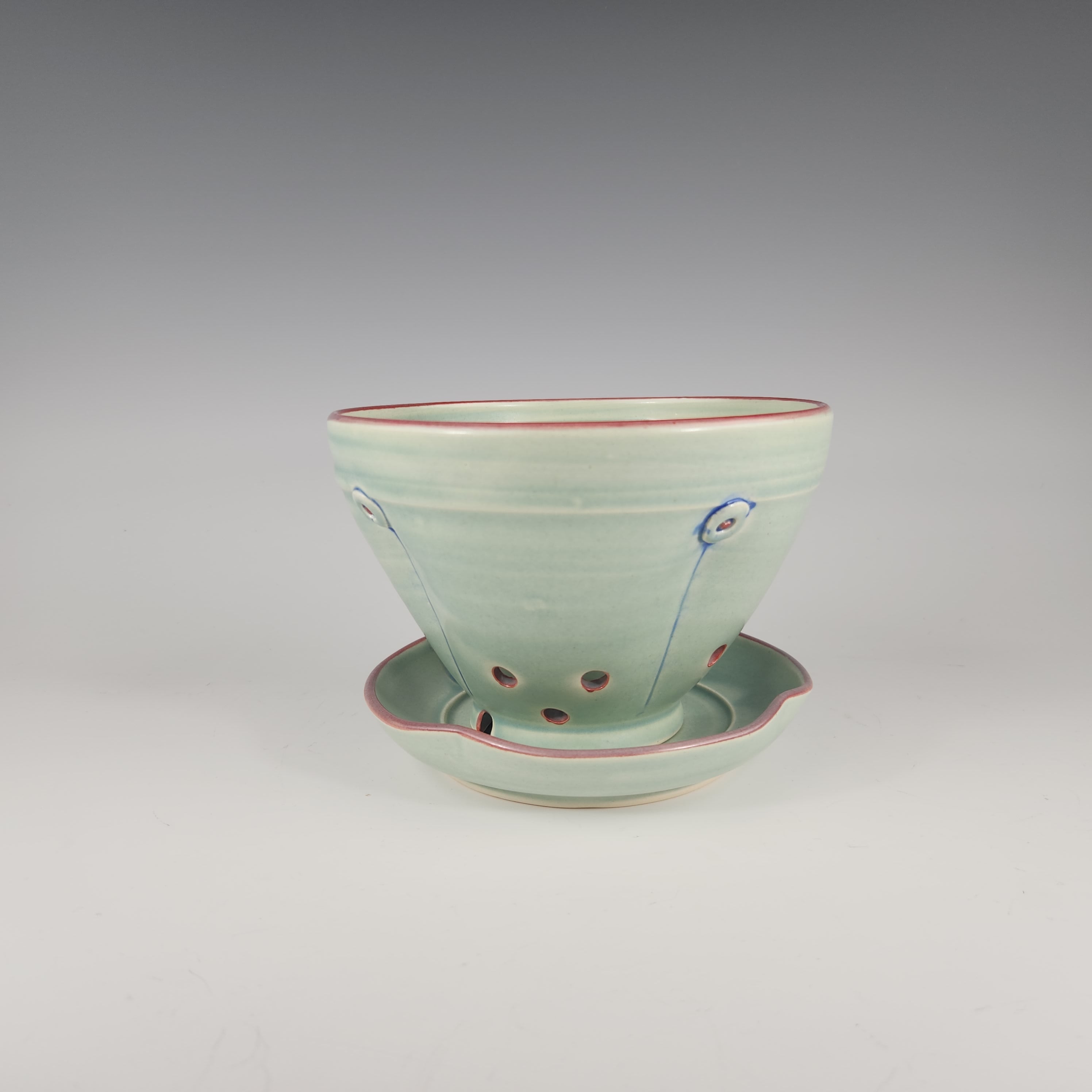 Button Berry Bowl in Green - Heart of the Home LV