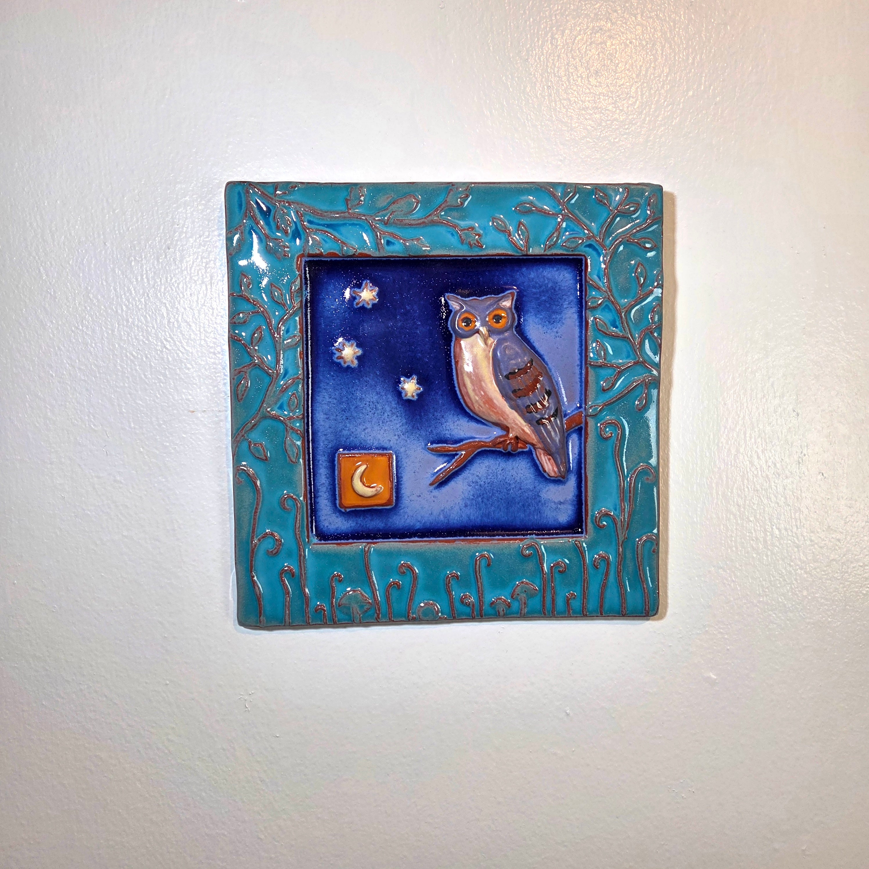 Woodland Owl Wall Tile - Heart of the Home Inc