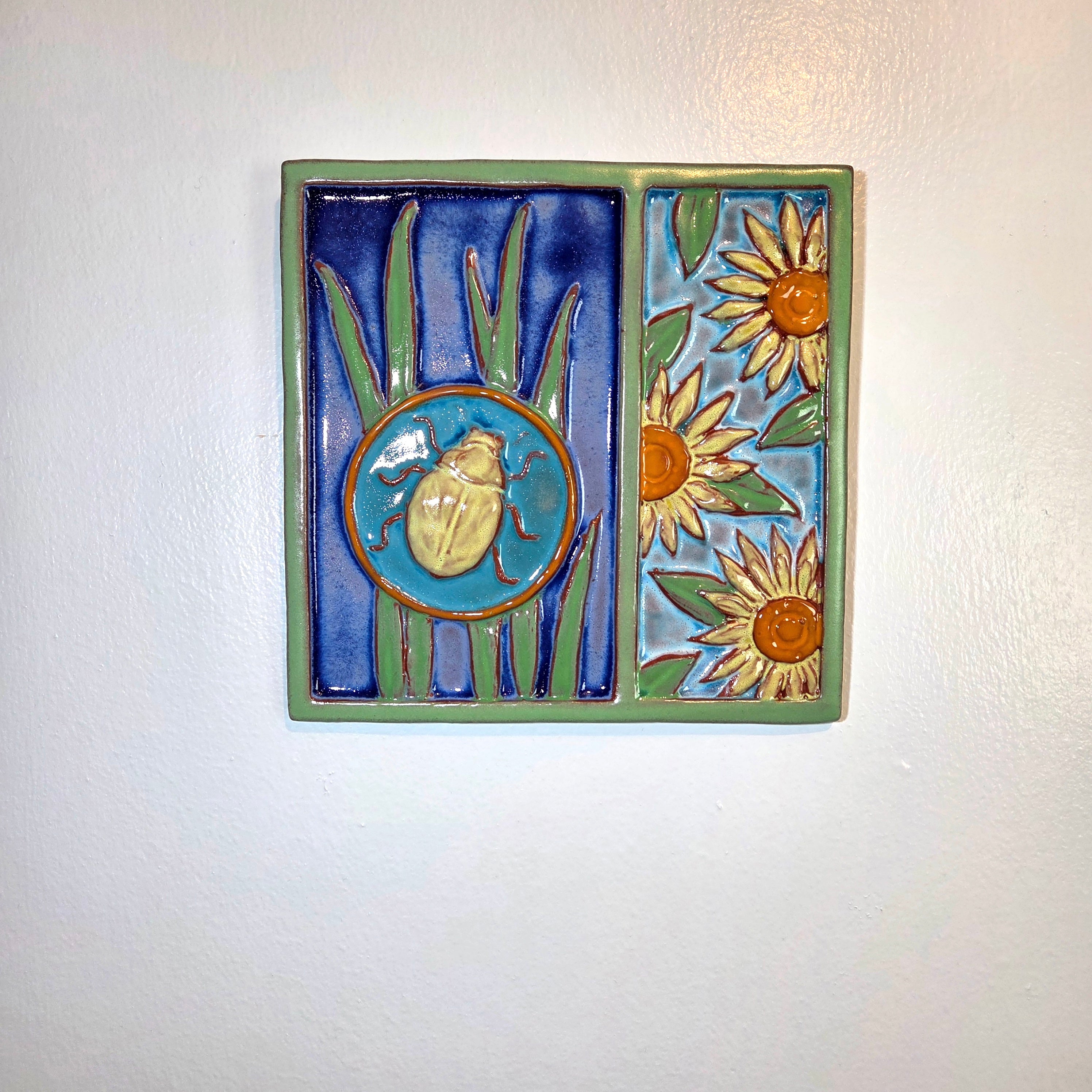 Backyard Wonderling Beetle Wall Tile - Heart of the Home Inc