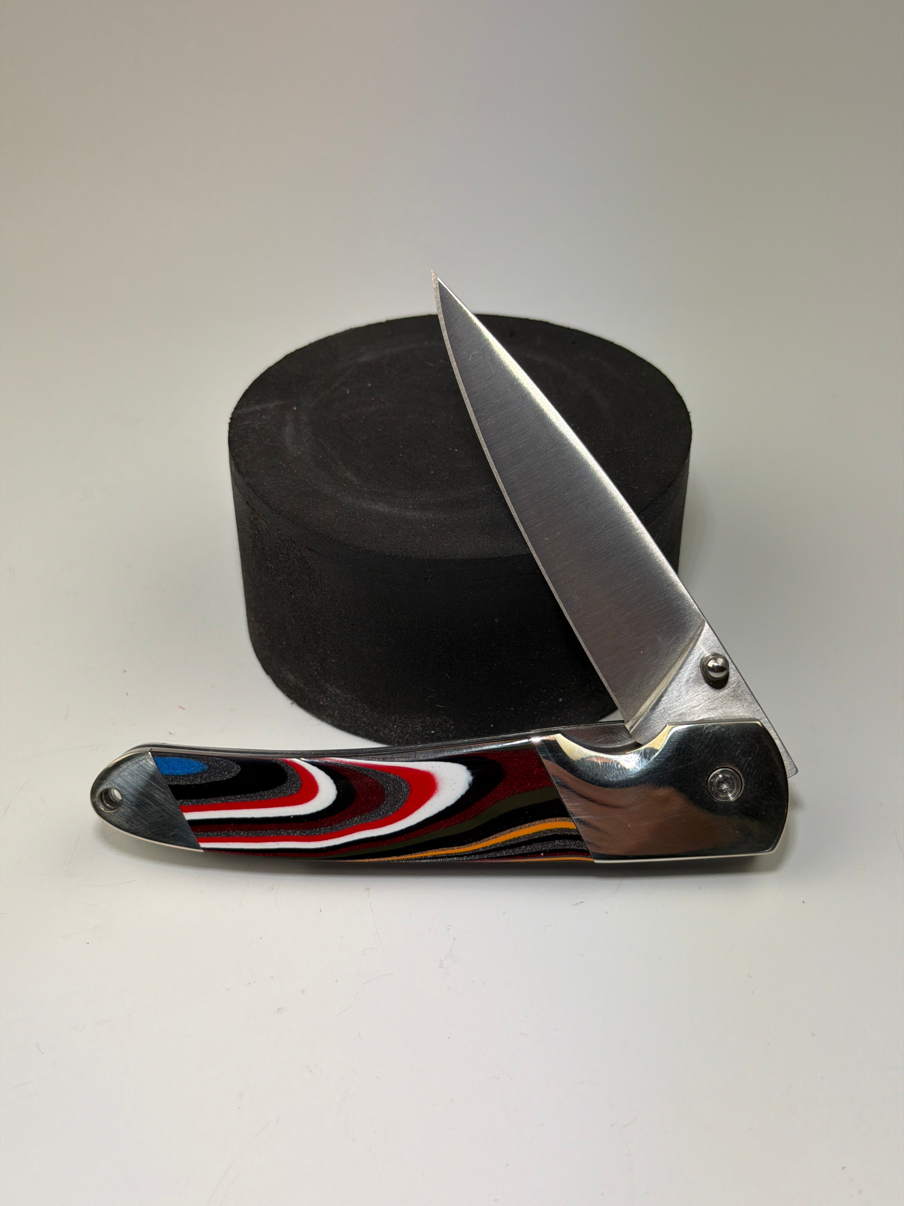 Fordite 4" Liner Lock Knife - Heart of the Home Inc