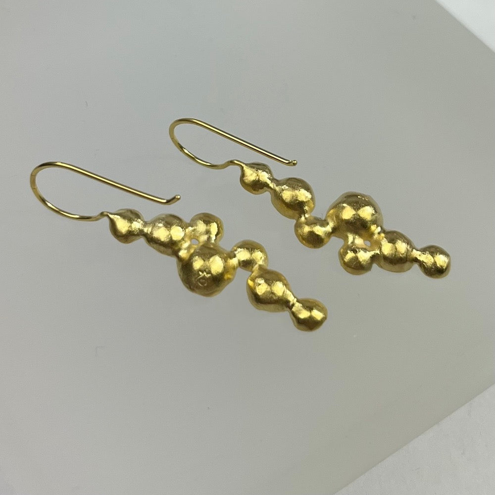 Medium Milky Way Earrings in Vermeil - Heart of the Home PA