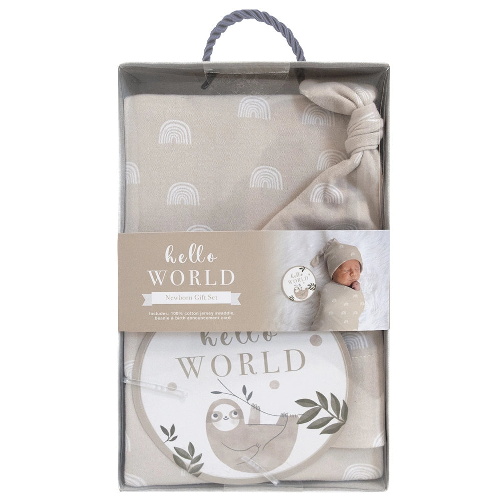 Hello World Gift Set - Rainbows - Heart of the Home Inc