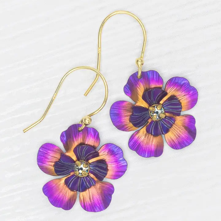Blissful Bloom Earrings in Sparkling Fuchsia