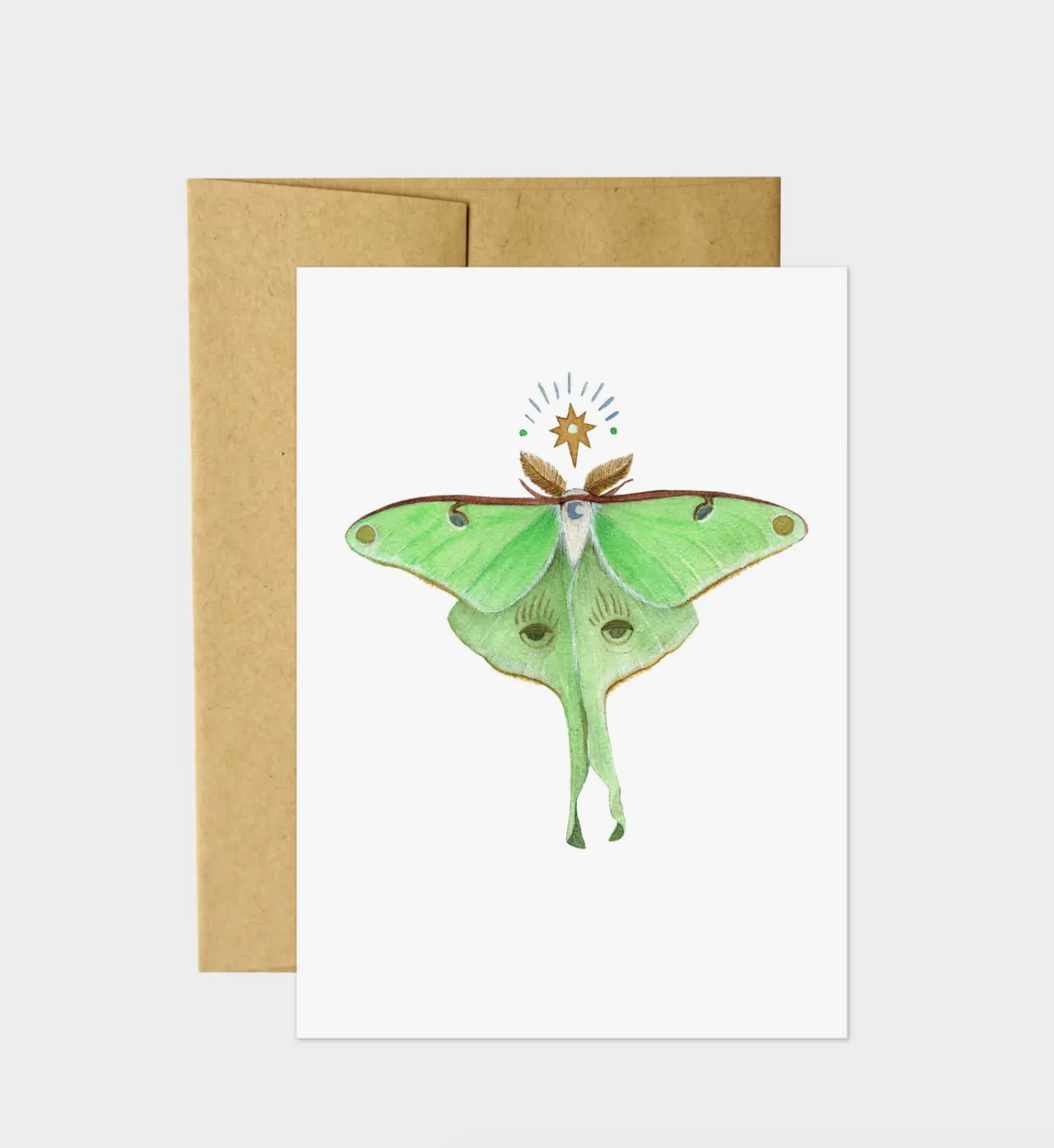 Luna Moth Card - Heart of the Home LV