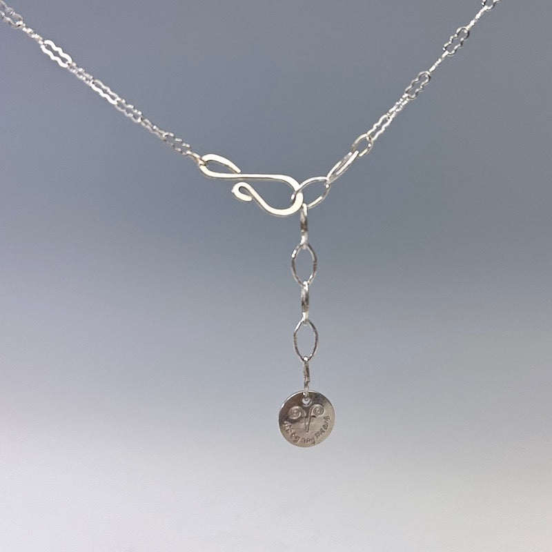 Gemstone Stained Glass Oval Necklace - Heart of the Home Inc