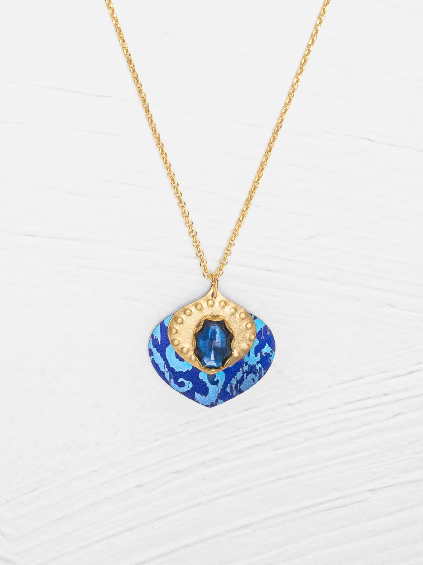 Arabella Pendant in "Sapphire Blue" - Heart of the Home Inc
