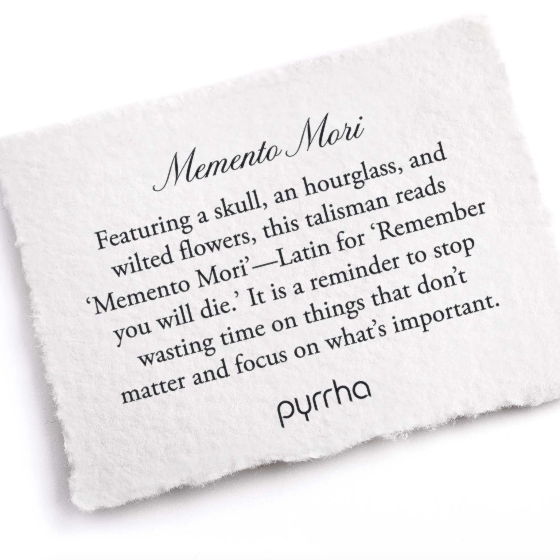 Memento Mori Talisman - Heart of the Home PA