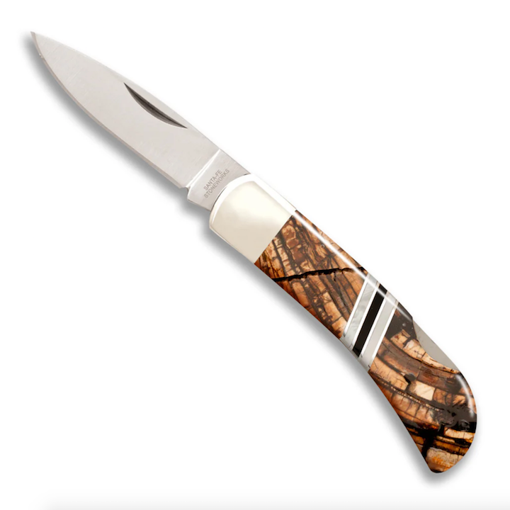 Mammoth Tusk 3" Lockback Knife - Heart of the Home LV