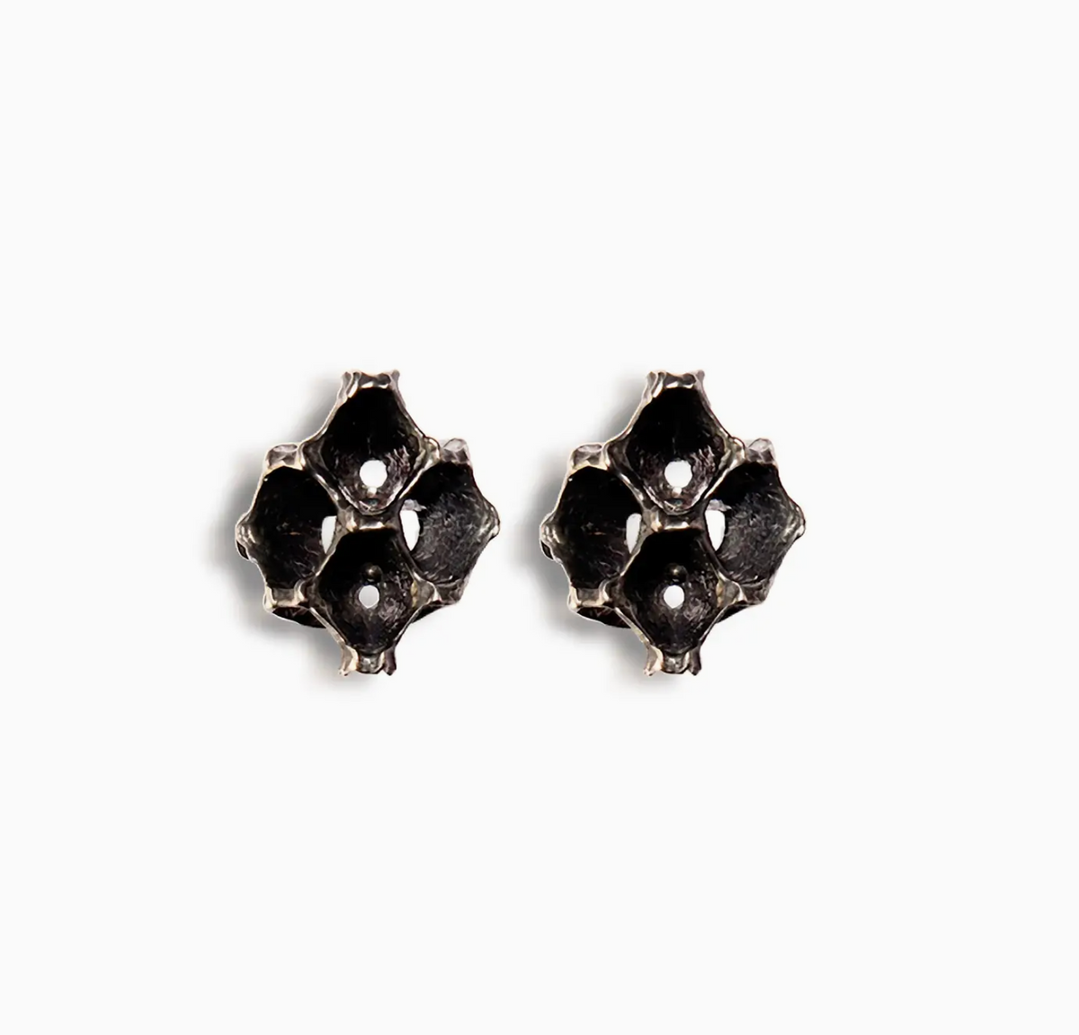Warm Pinecone Stud Earrings - Heart of the Home Inc