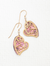 Valena Earrings in Blush Pink - Heart of the Home LV