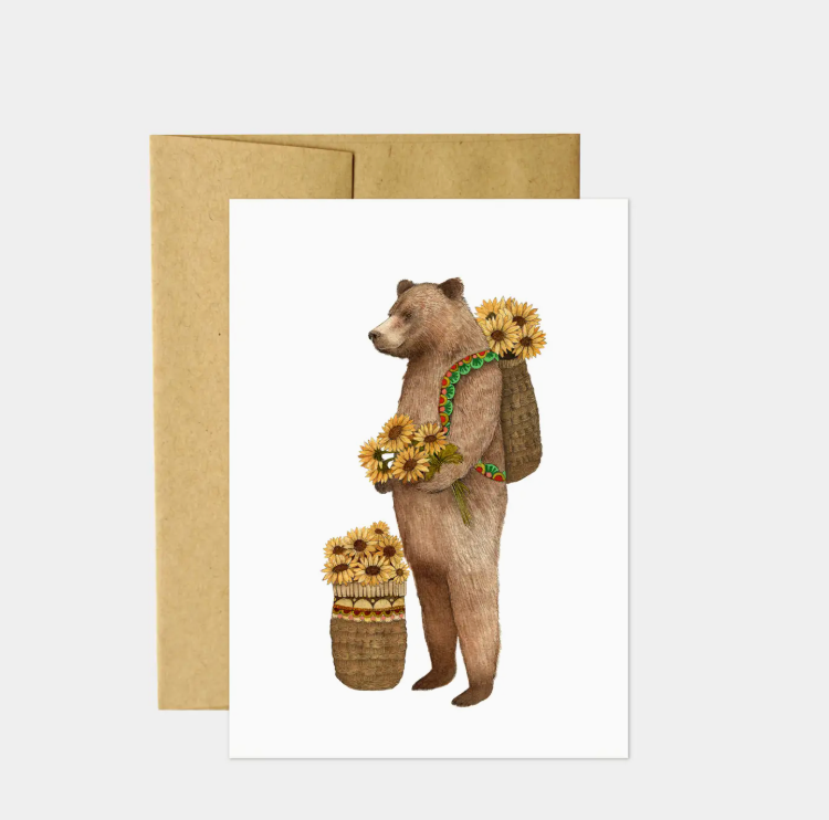 Flower Messenger: The Bear Card - Heart of the Home Inc
