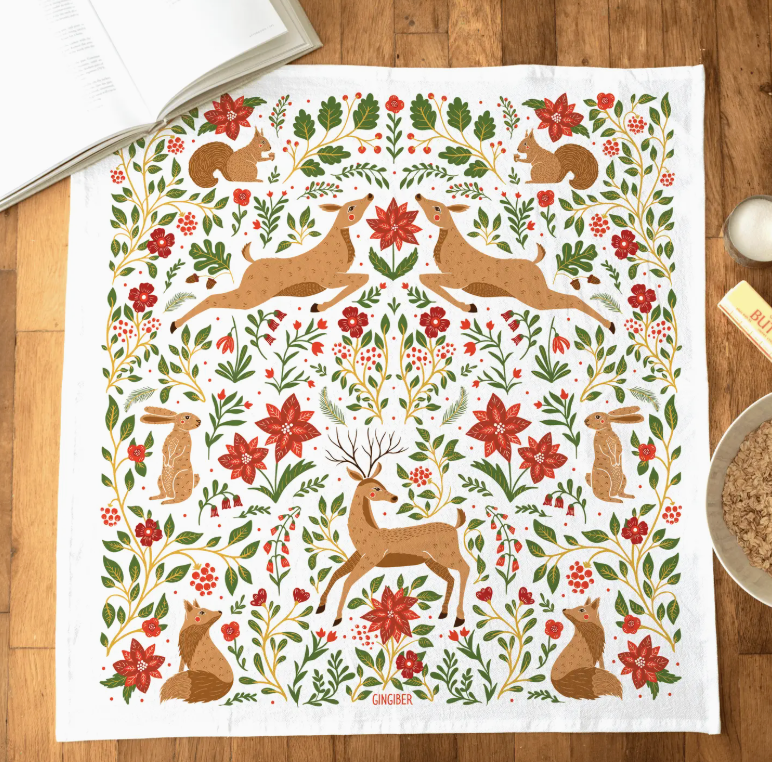 Christmas Forest Tea Towel - Heart of the Home Inc