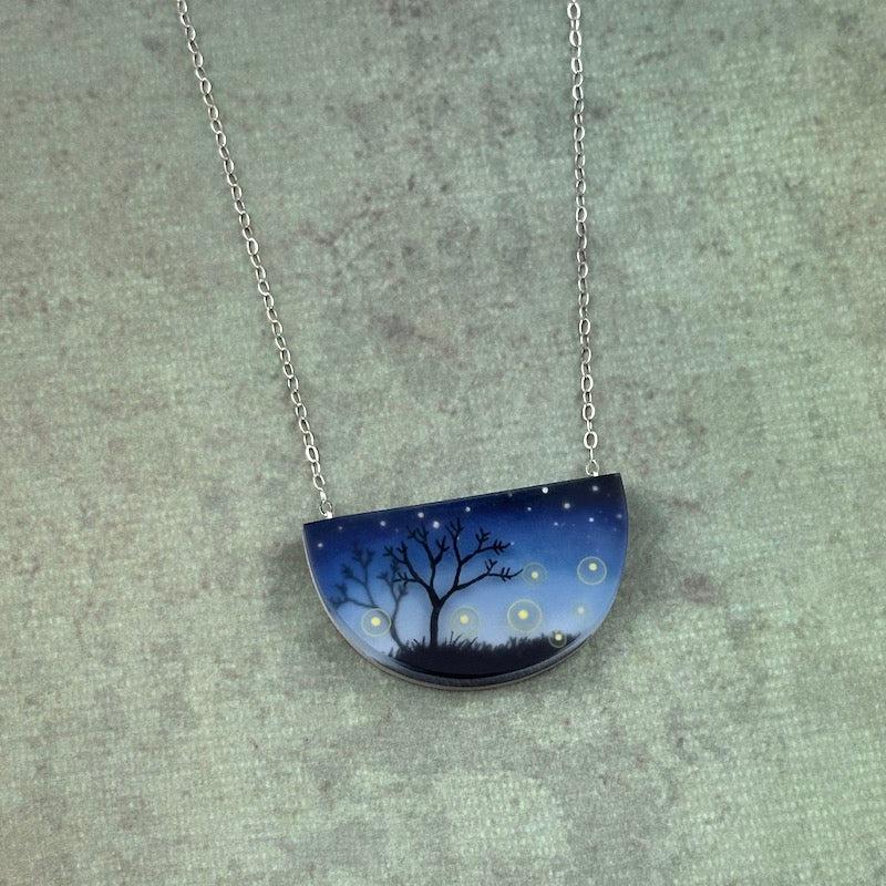 Fireflies Necklace - Heart of the Home Inc