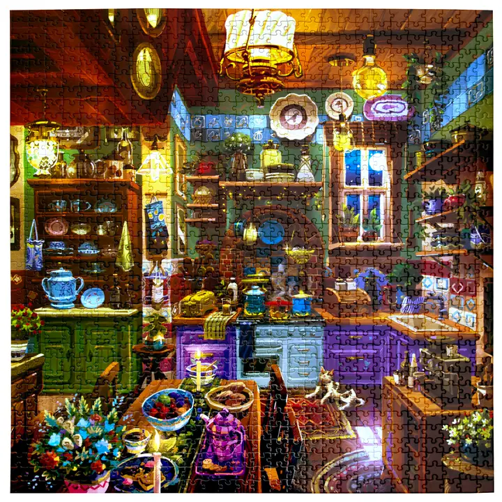 Midnight Kitchen 1000 Piece Puzzle - Heart of the Home Inc