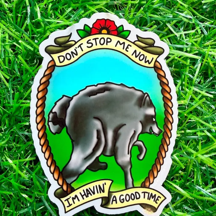 Jimothy Raccoon Sticker