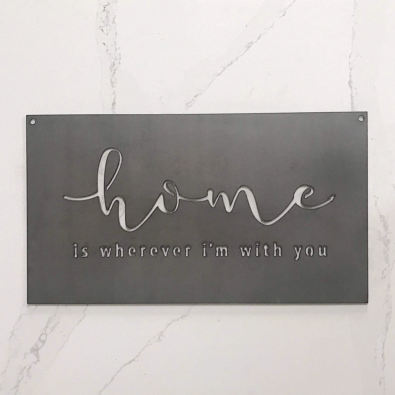Home is Wherever I'm With You Wall Sign - Heart of the Home LV
