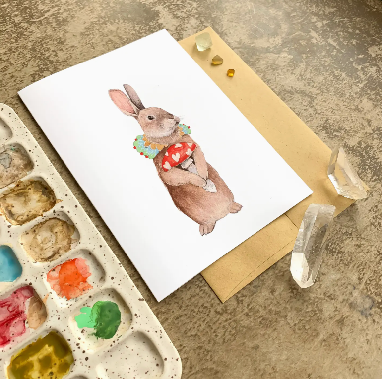 Mushroom Love Card - Heart of the Home Inc
