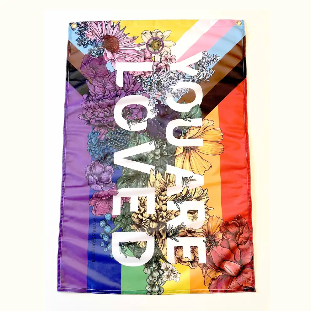 You Are Loved LGBTQ Pride Flag