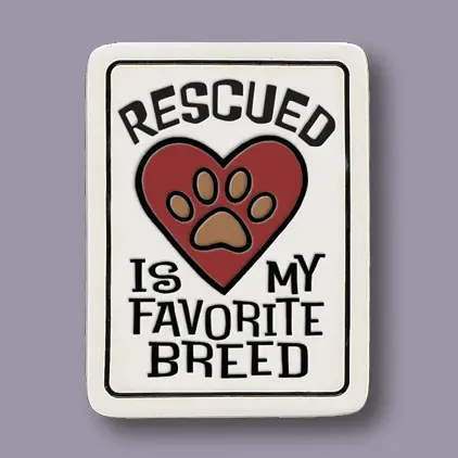 Rescued is my Favorite Breed Magnet