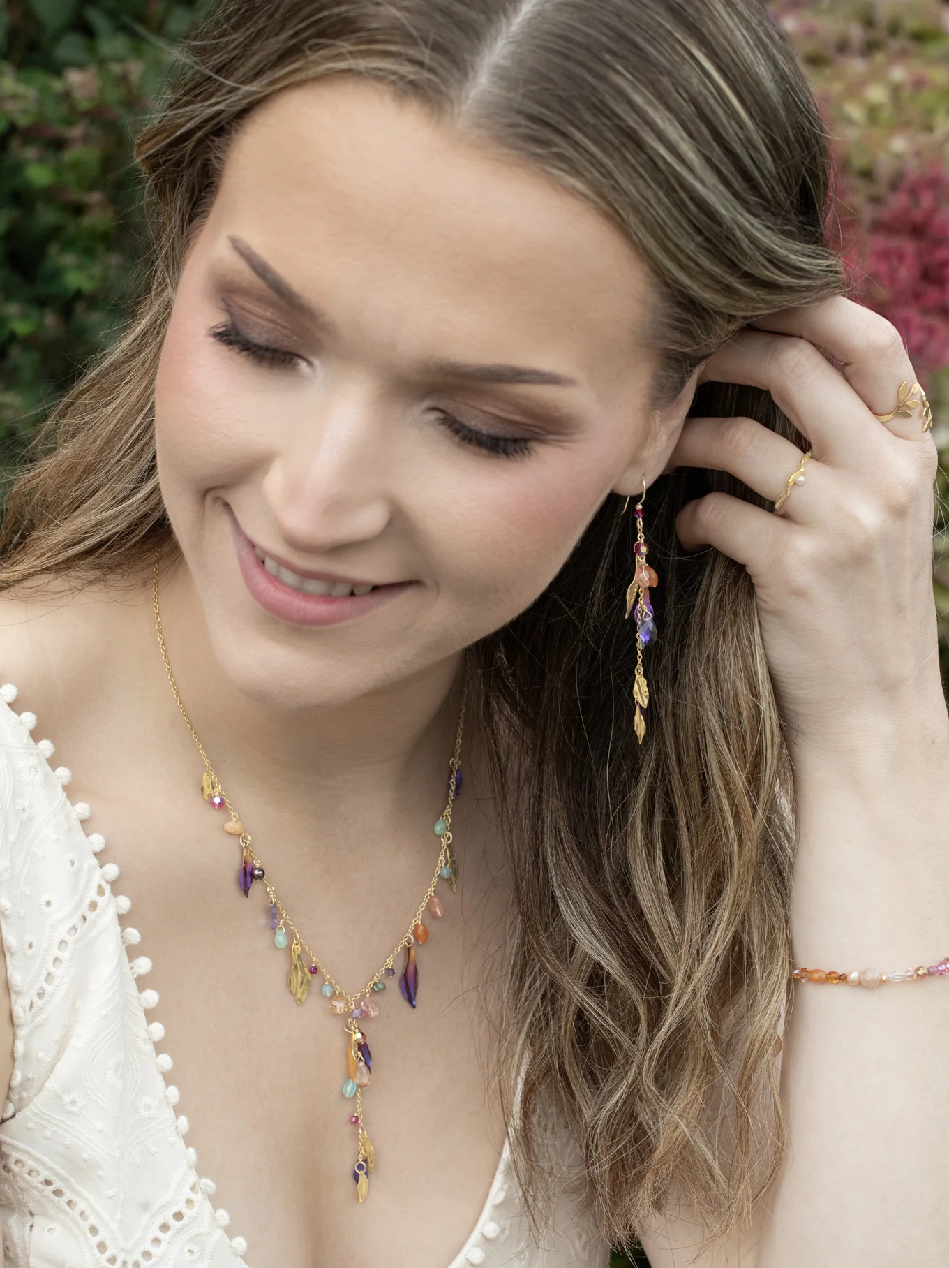 Calliope Necklace in Tropic Punch