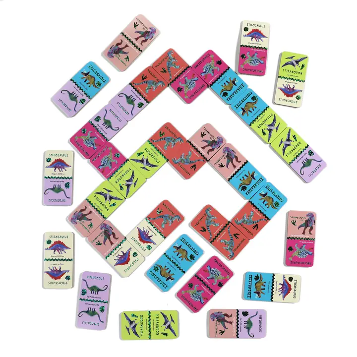 Giant Shiny Dinosaur Dominoes - Heart of the Home Inc