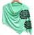 Chrysanthemum Poncho in Mint - Heart of the Home LV