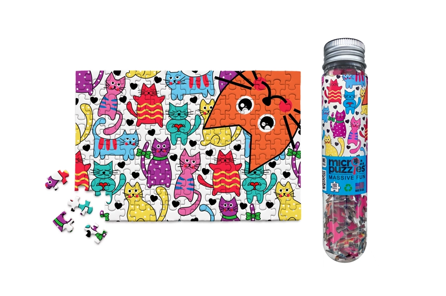 21 Cats and Bob Mini Jigsaw - Heart of the Home LV