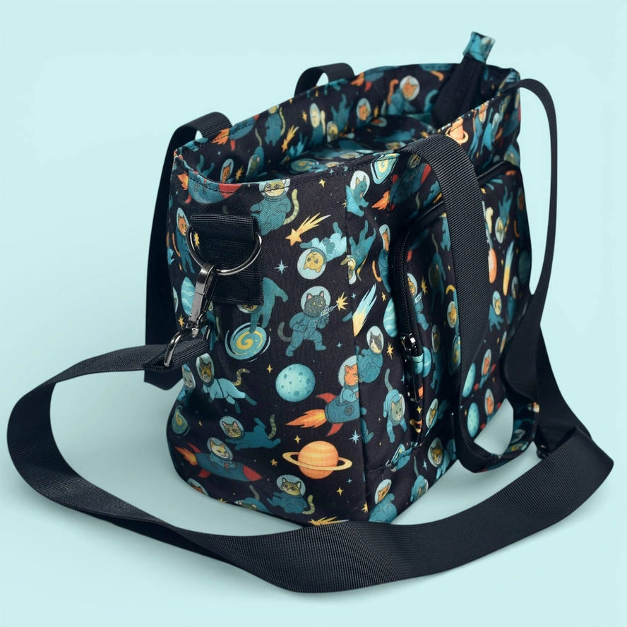 Space Kitties Medium Venture Tote - Heart of the Home Inc
