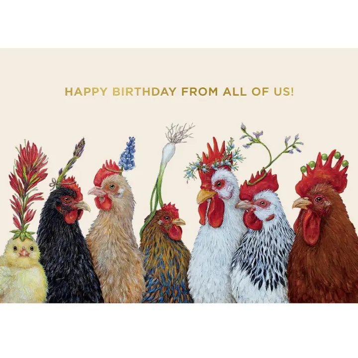 Birthday Party at the Coop Card