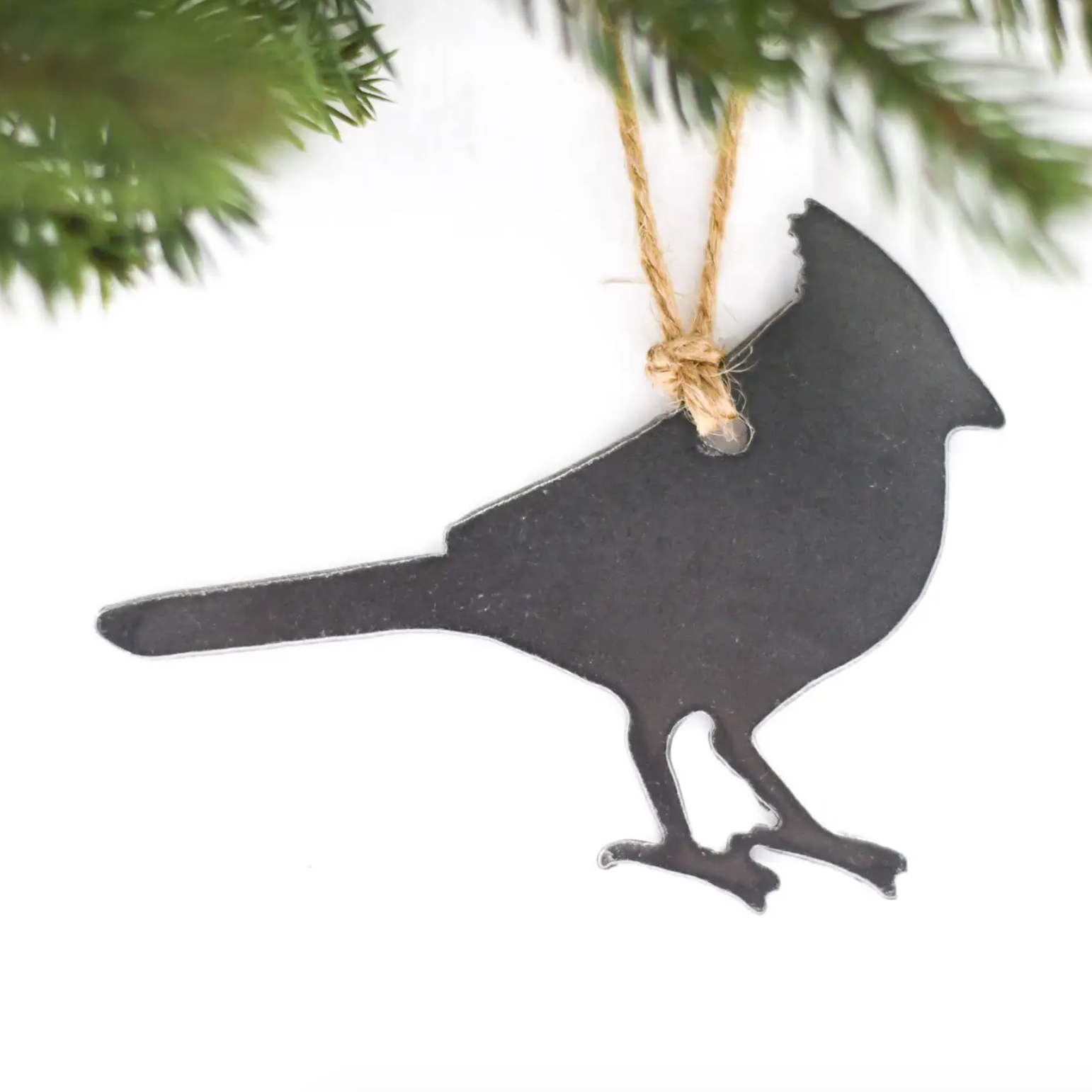 Steel Cardinal Ornament - Heart of the Home Inc