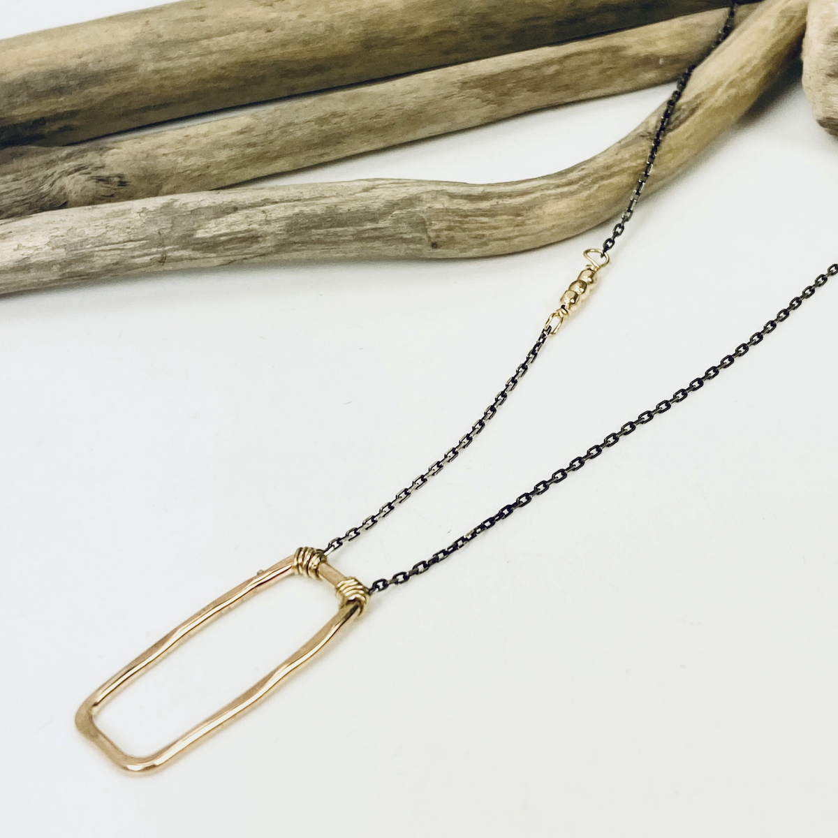 Karma Rectangle Necklace - Heart of the Home LV