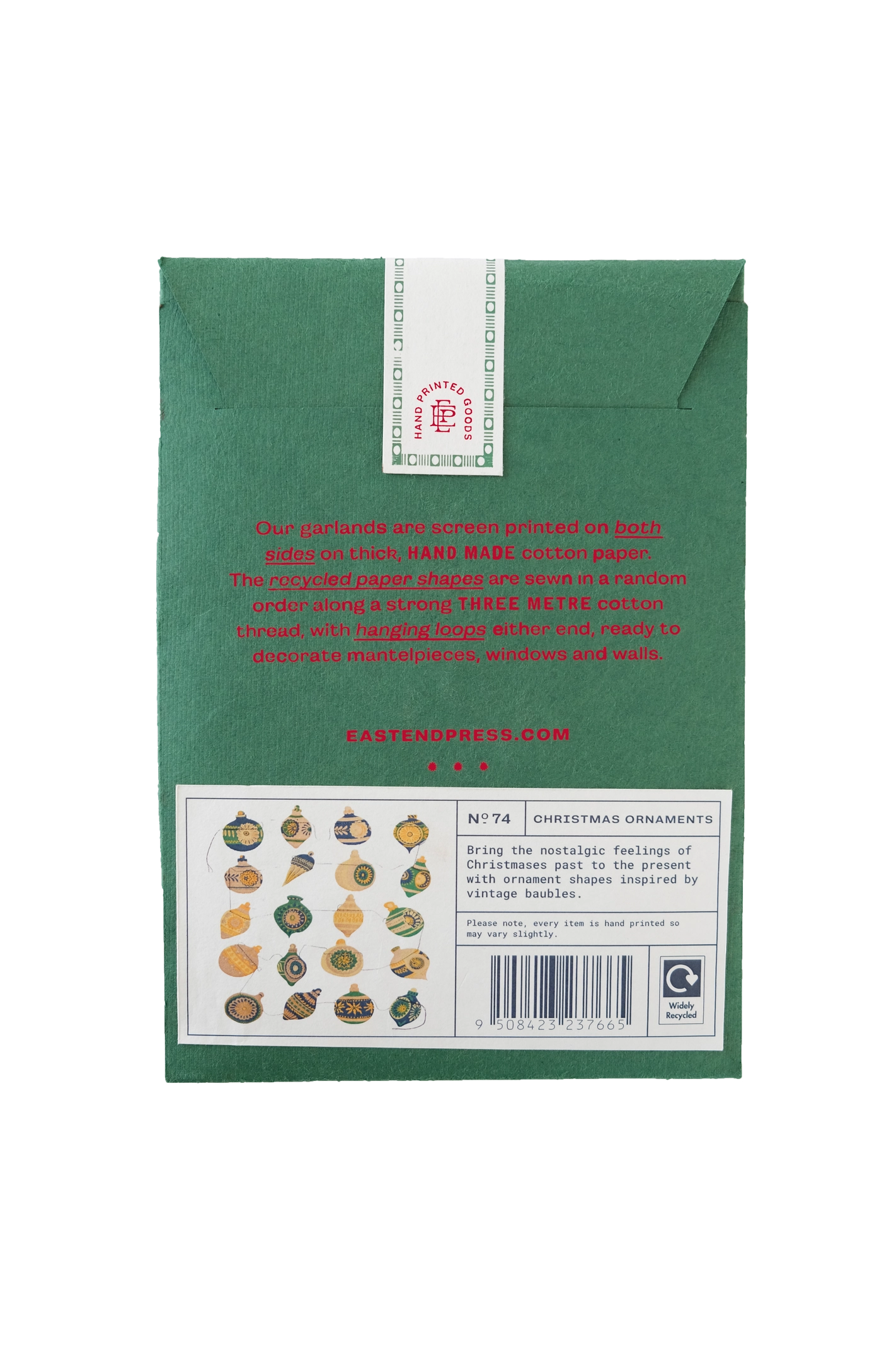 Christmas Ornaments Garland - Heart of the Home Inc