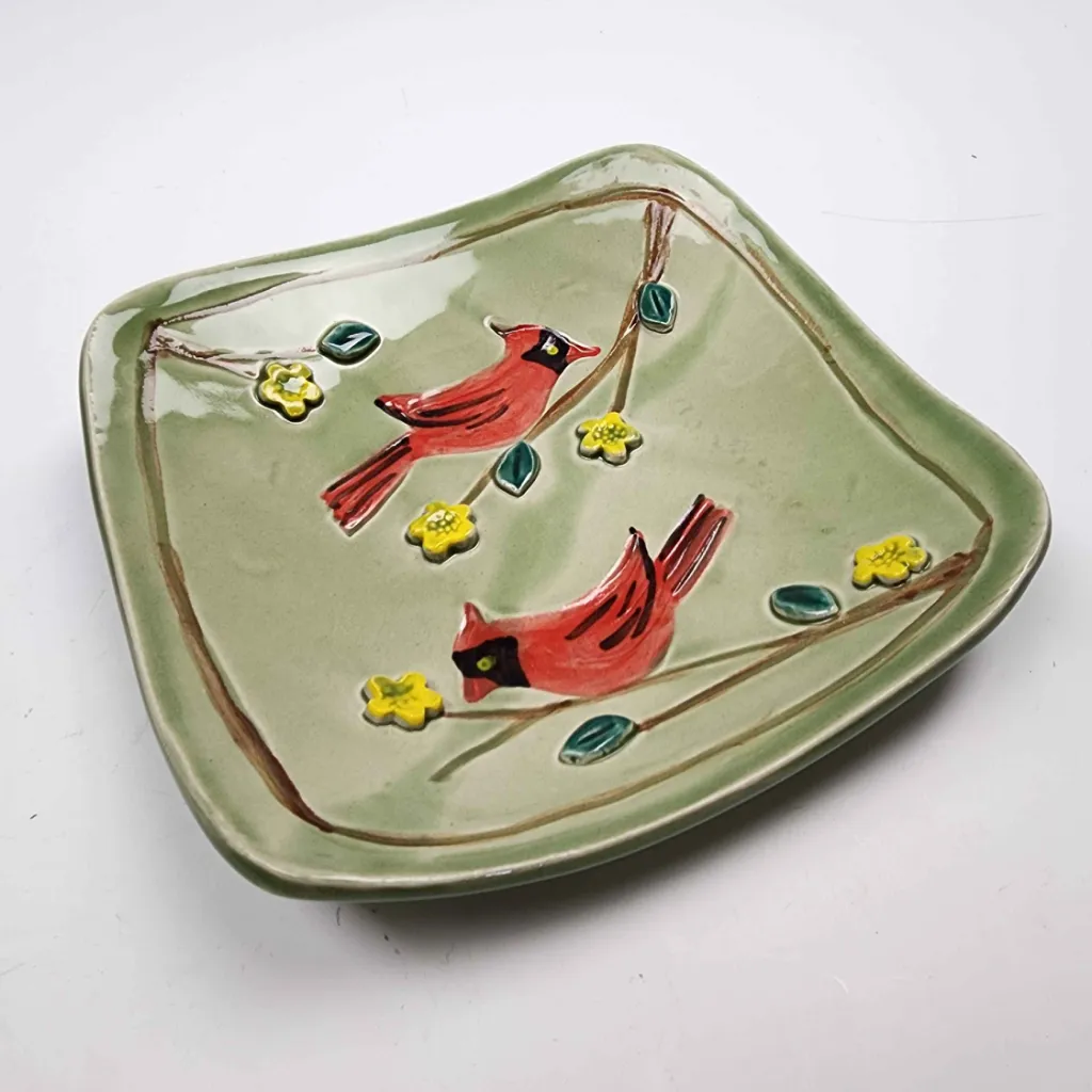 Cardinals Square Bowl Green