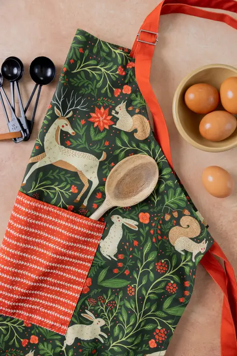Christmas Forest Apron