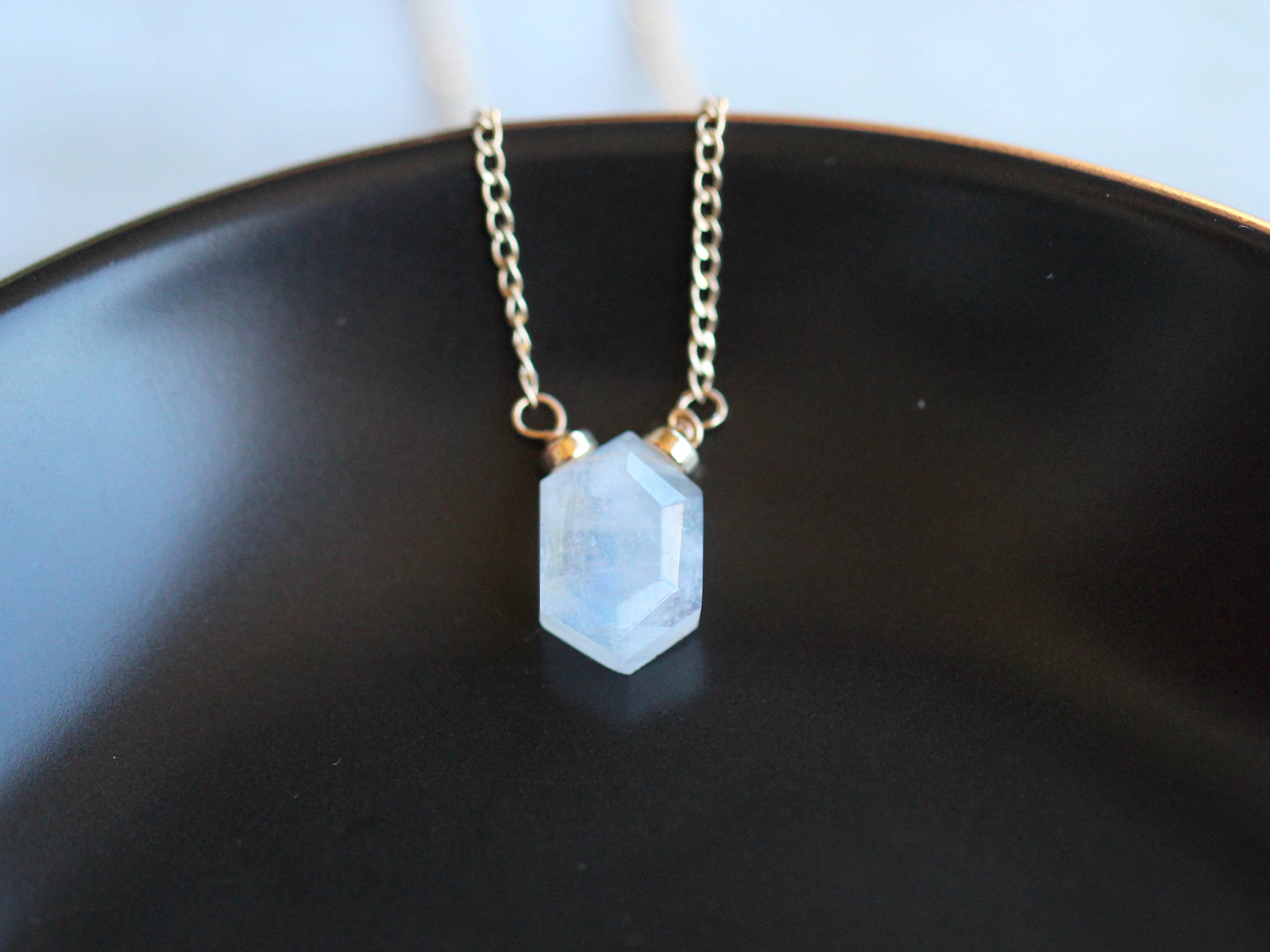 Prism Necklace in Moonstoone