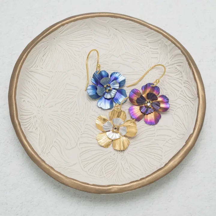 Blissful Bloom Earrings in Sparkling Fuchsia