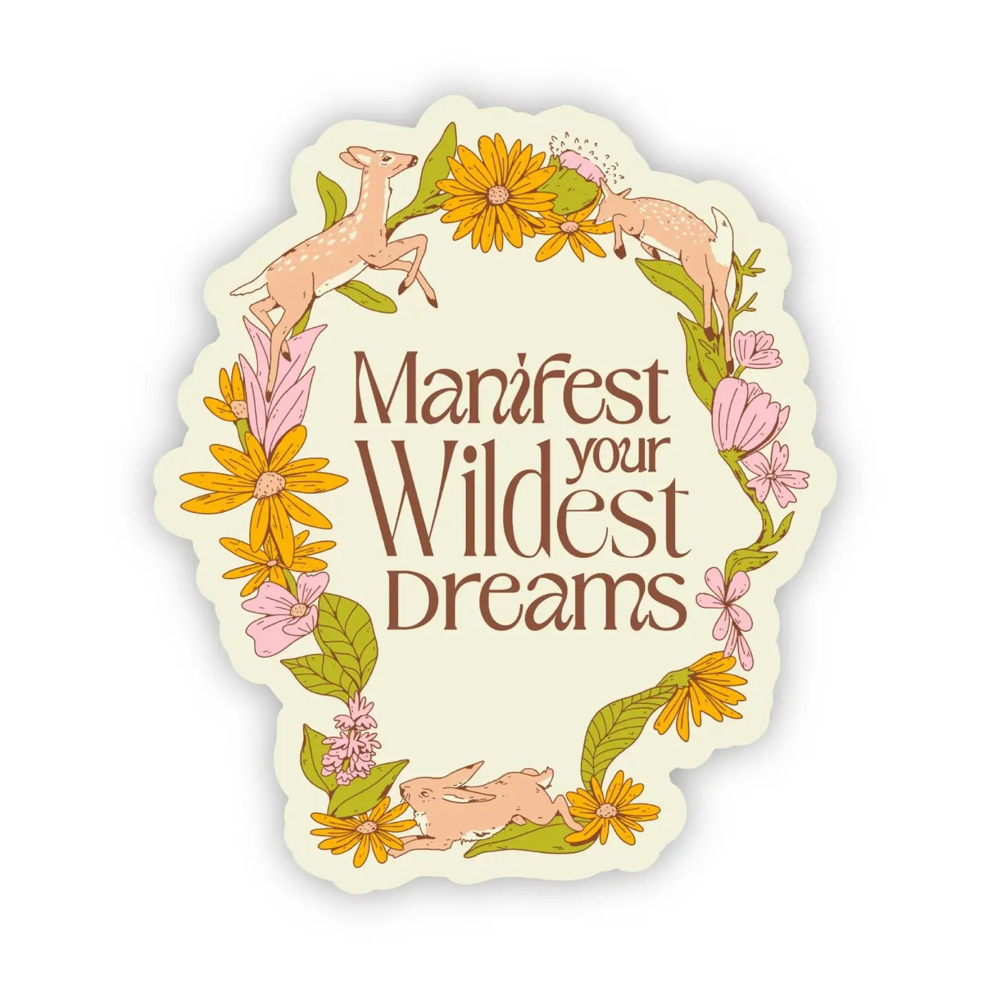 Manifest Your Wildest Dreams Sticker - Heart of the Home LV