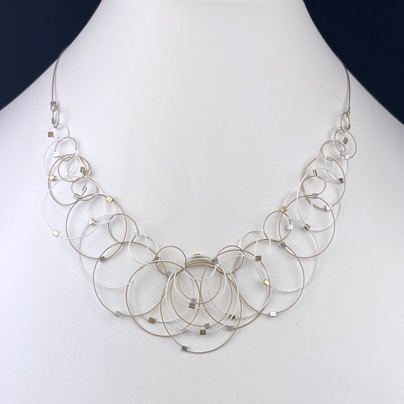 Dew Necklace in Gold & Silver - Heart of the Home LV