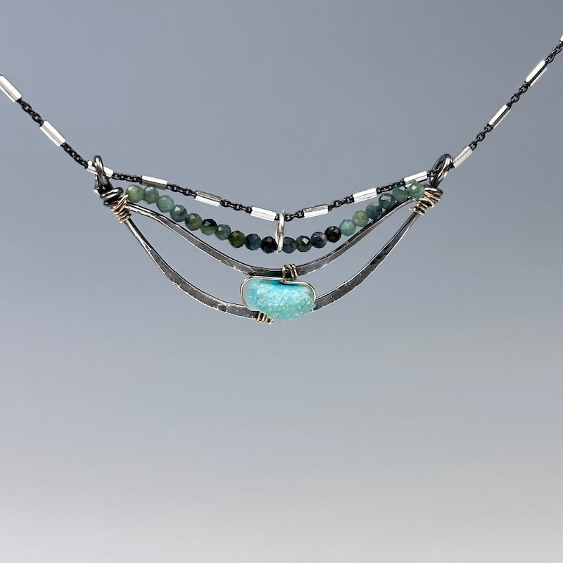 Crescent Necklace - Heart of the Home Inc