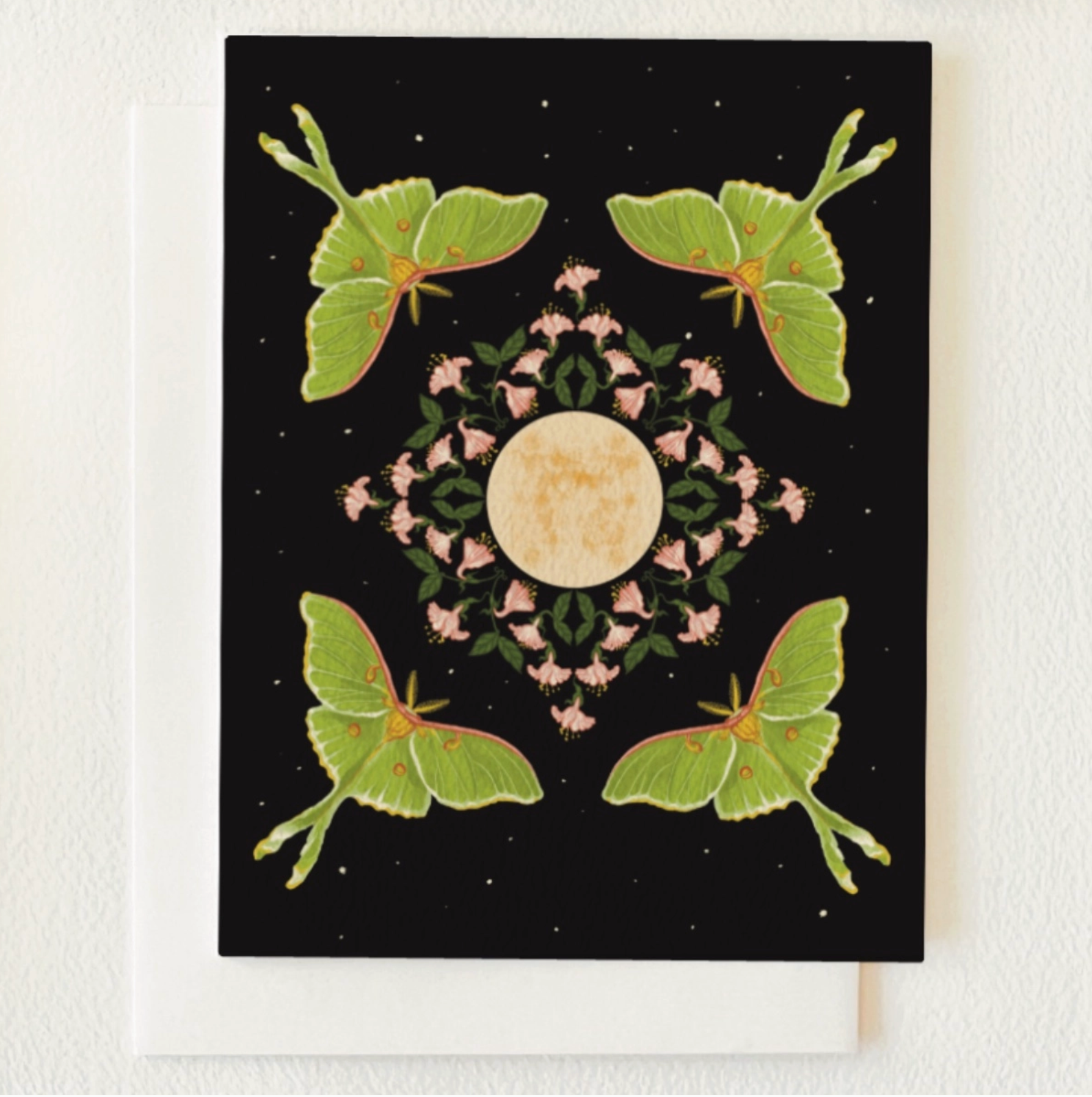 Full Moon Flight Blank Card - Heart of the Home Inc