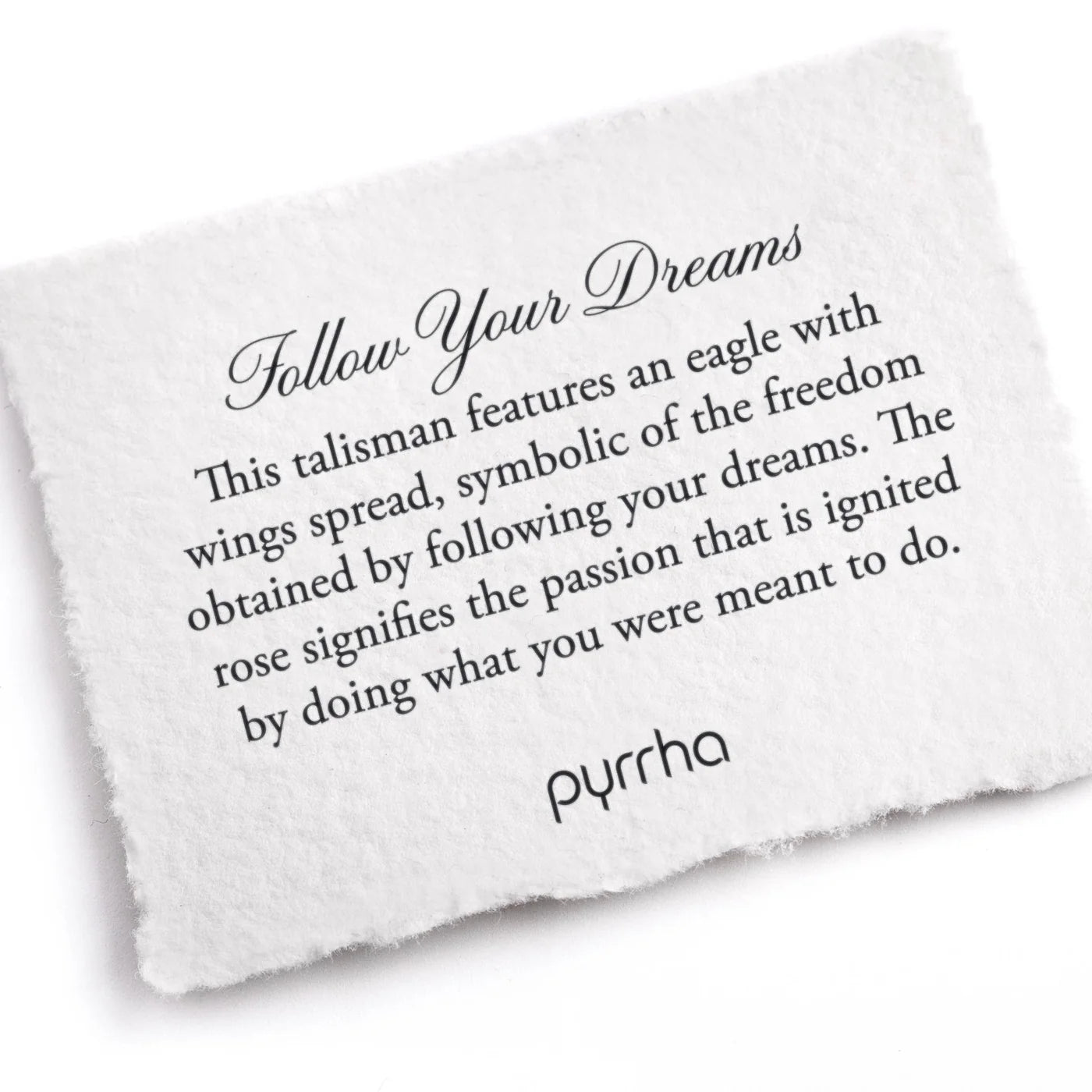 Follow Your Dreams Talisman in Sterling Silver