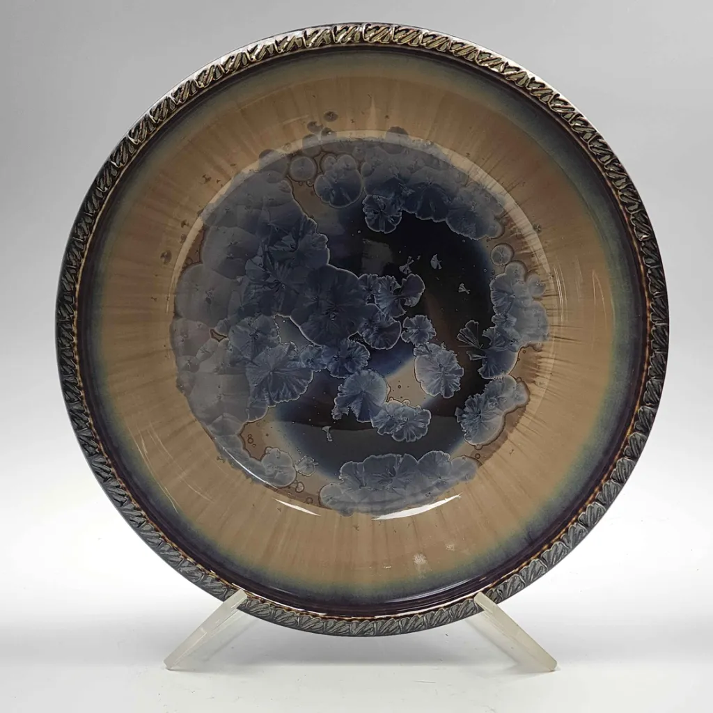 Medium Platter in Mocha & Olive