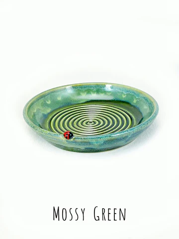 Mossy Green Garlic Grater - Heart of the Home Inc