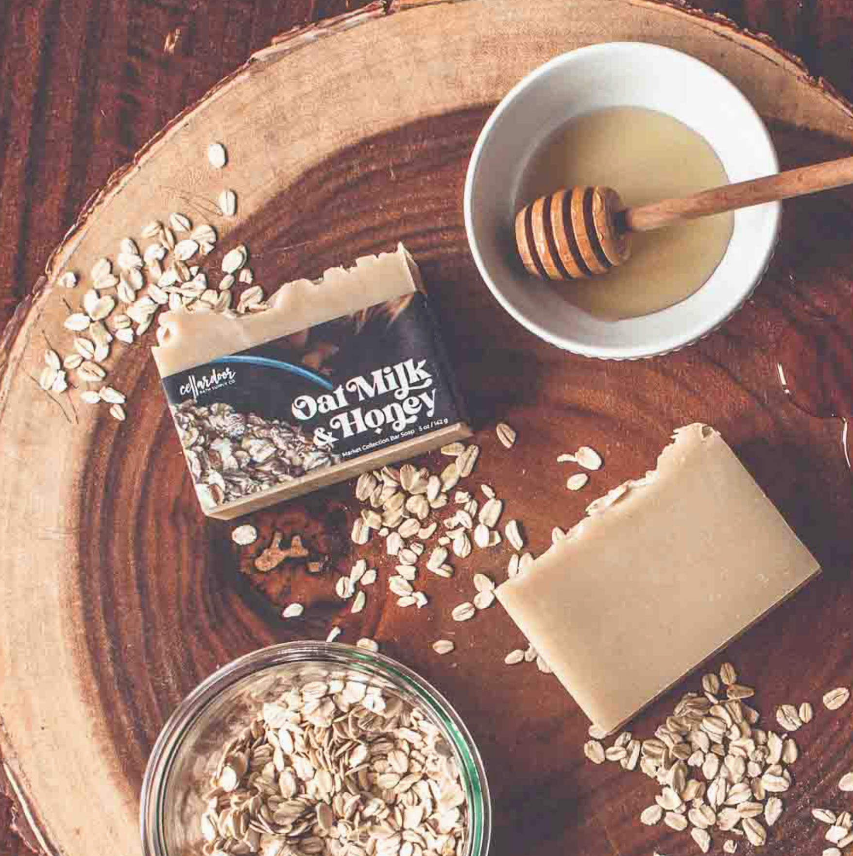 Oat Milk & Honey Bar Soap - Heart of the Home Inc