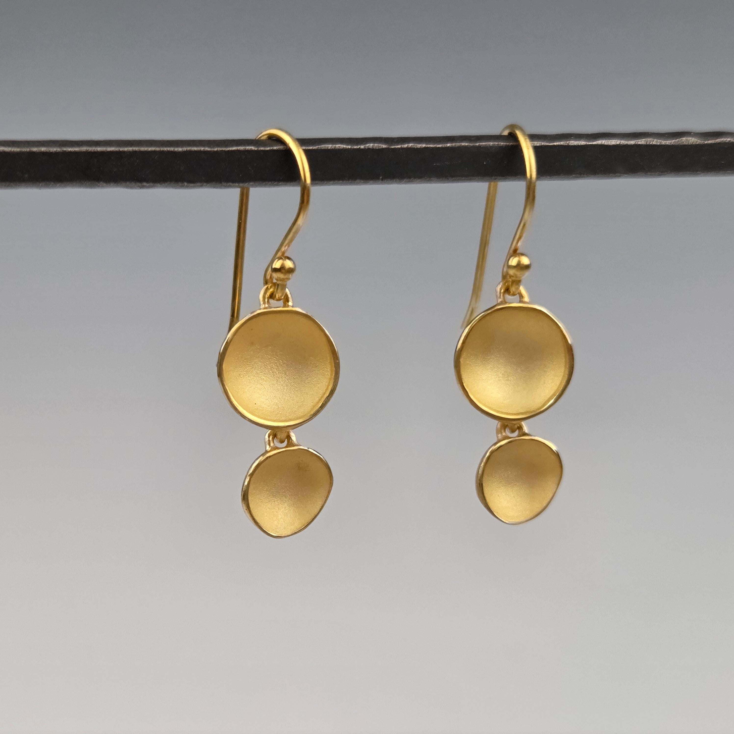 Double Dishy Pod Earrings - Heart of the Home Inc