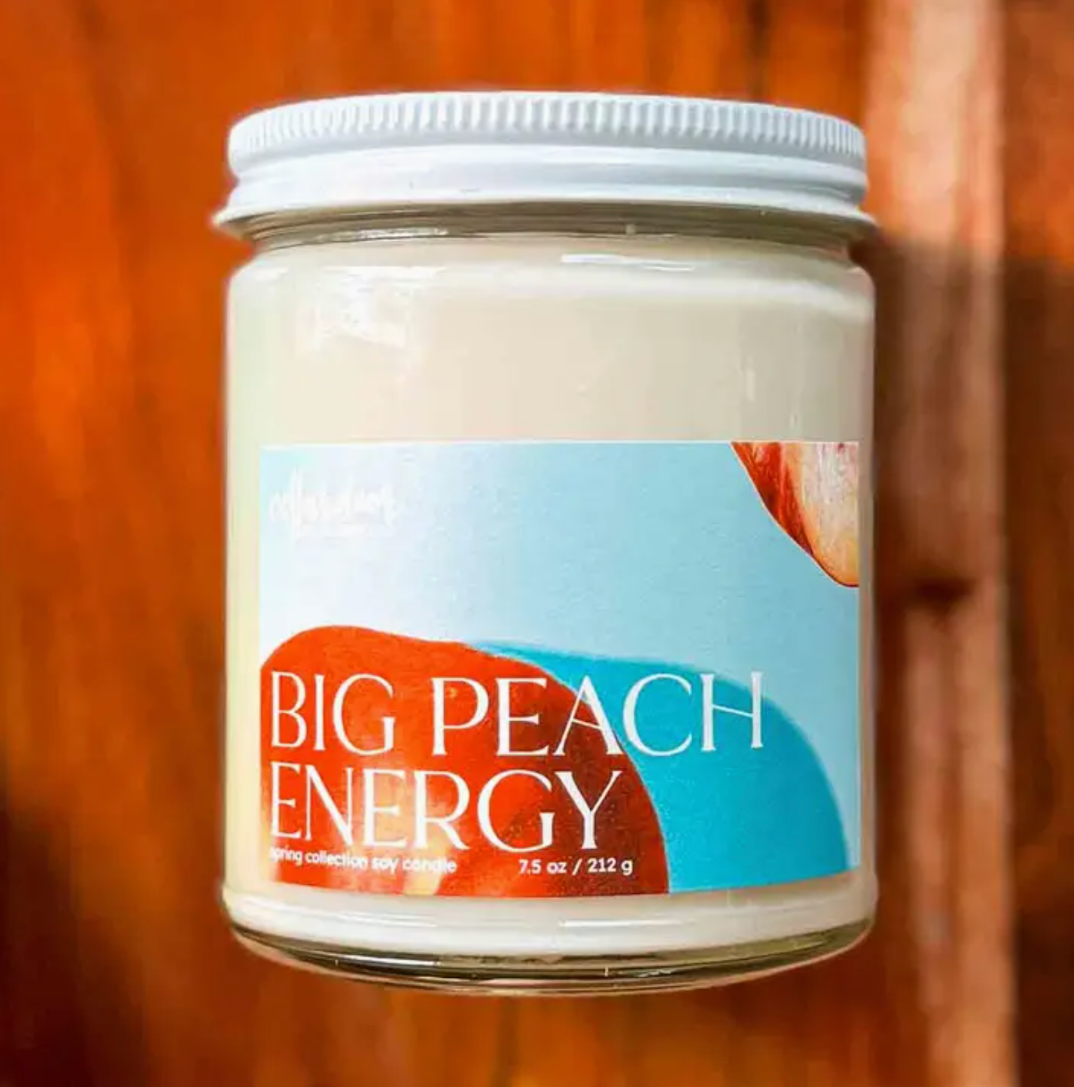 Big Peach Energy 7.5oz Jar Candle - Heart of the Home Inc